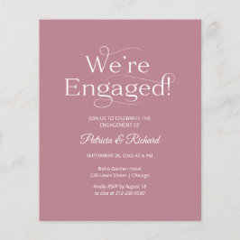 Orçamento Estamos Envolvidos no Convite à Festa de