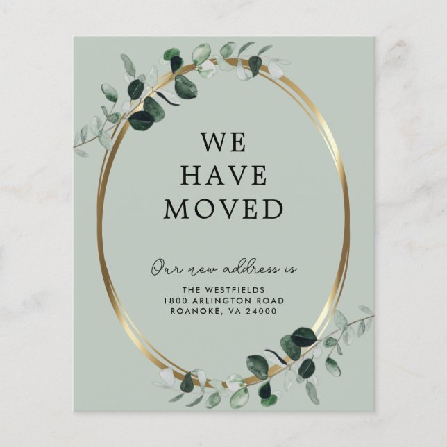 Orçamento Eucalipto Sálvia Anúncio de Novo Endereç (Frente)