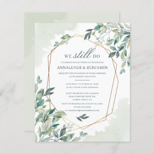 Orçamento Eucalyptus Botanical Wedding Vow Renovaç