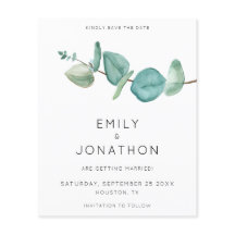 Orçamento Eucalyptus Branch Blue Salvar A Data