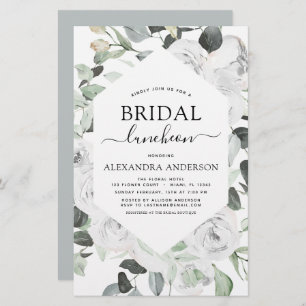 Orçamento Eucalyptus Chá de panela Luncheon Floral