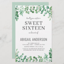 Orçamento Eucalyptus Doce Dezesseis Convites de fe