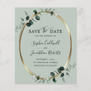 Orçamento Eucalyptus Dourado Sage Weding Date