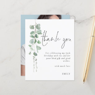 Orçamento Eucalyptus Foto 60º aniversário Obrigado