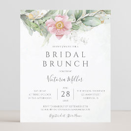 Orçamento Eucalyptus Greenery Bridal Brunch Convit