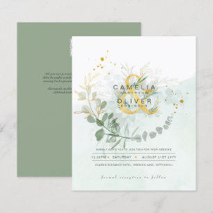 ORÇAMENTO Eucalyptus Greenery Dourado Casamento CÓ