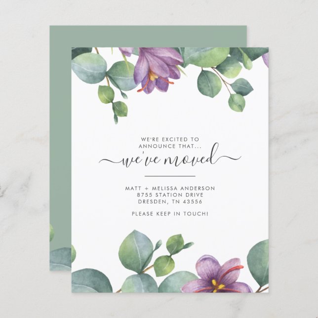 Orçamento Eucalyptus Greenery que temos em movimen (Frente/Verso)