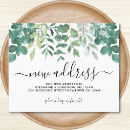 Orçamento Eucalyptus Novo Cartão de Anúncio de End