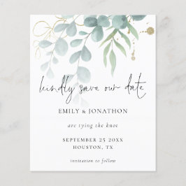 Orçamento Eucalyptus Pó Azul Dourado Salvar Data