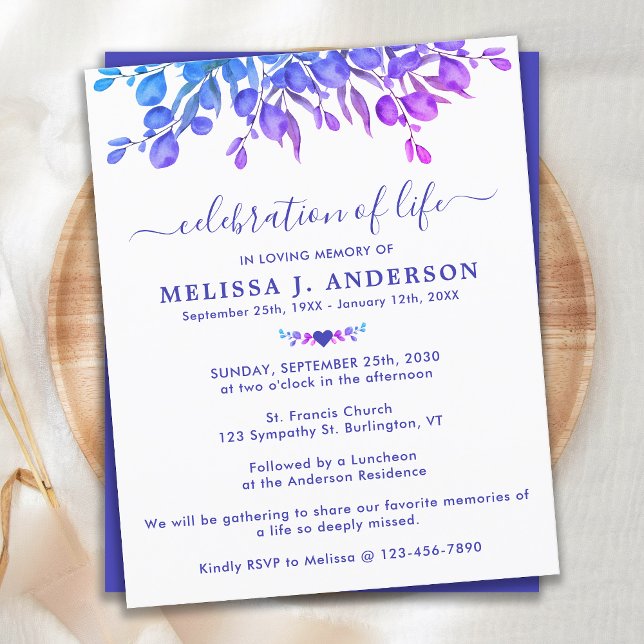Orçamento Eucalyptus Purple Celebration Of Life In (Criador carregado)