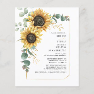 Orçamento Eucalyptus Sunflower Floral Brunbble