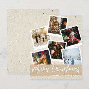 Orçamento Falso Kraft Instantâneo Multi Foto Natal