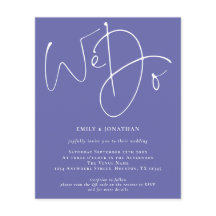 Orçamento Fazemos Convite de casamento QR Azul