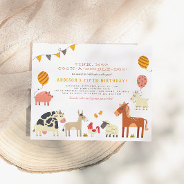 Orçamento Fazendinha Oink Moo Cocoricó Aniversário