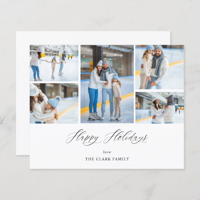 Orçamento Feliz Feriados 5 Foto Para Ele (Frente/Verso)