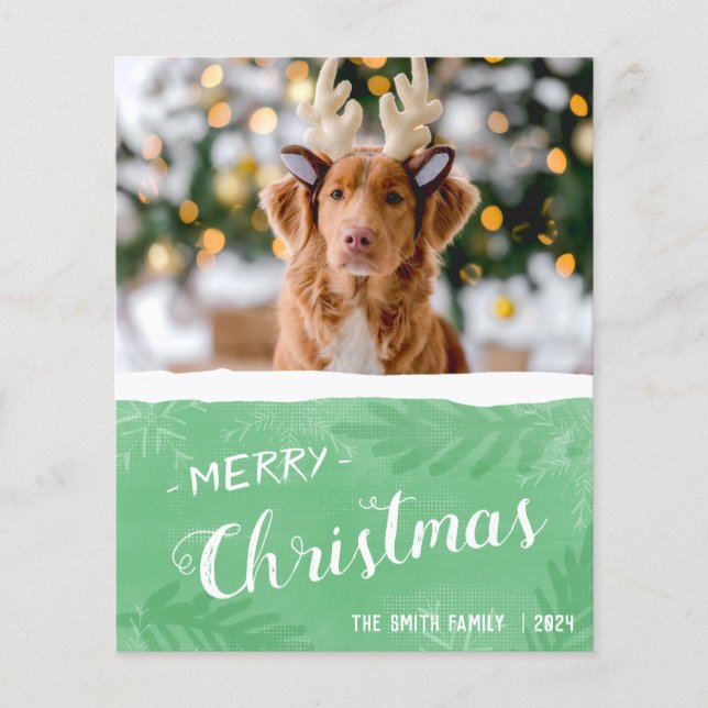 Orçamento Feliz Natal com Foto (Frente)