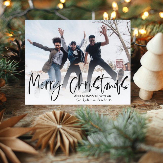 Orçamento Feliz Natal Foto da Caligrafia (Criador carregado)