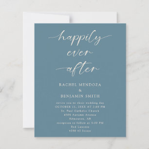 Orçamento Feliz Para Sempre Após Casar Azul Elegan
