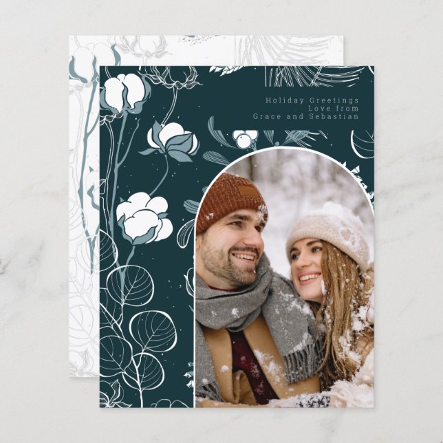 Orçamento Férias Inverno Botânico Foto Personaliza (Frente/Verso)