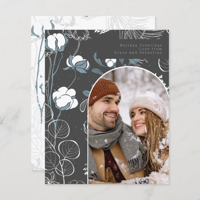 Orçamento Férias Inverno Botânico Foto Personaliza (Frente/Verso)