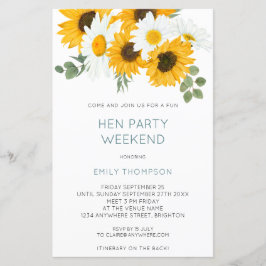 Orçamento Fim de Semana Itinerário de Girassol Hen