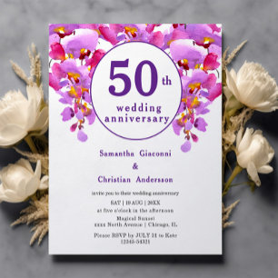 Orçamento Floral 50º Convite de Aniversário de Cas