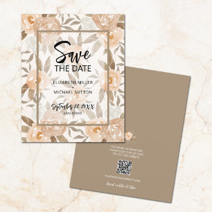 Orçamento Floral Código QR Casamento Salve a Data