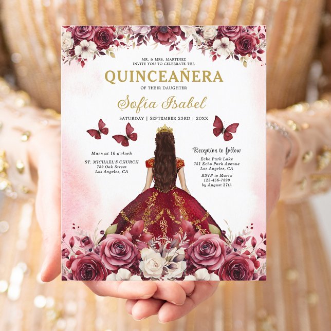 Orçamento Floral da Princesa Quinceanera (Criador carregado)