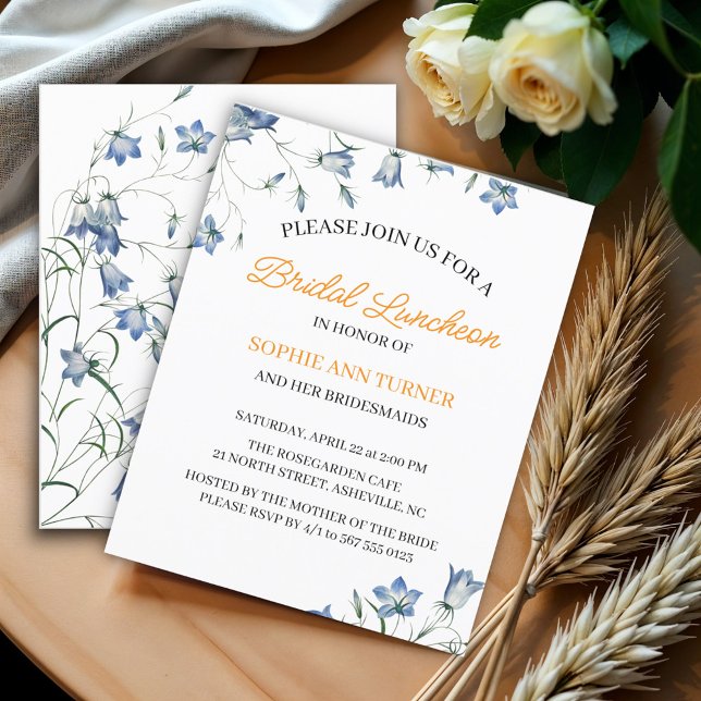 Orçamento floral Elegante Convite para o Luncheon  (Criador carregado)