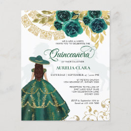 Orçamento Floral Emerald Green Horse Quinceañera
