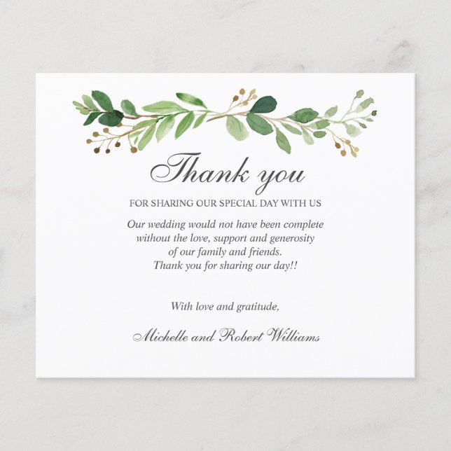 ORÇAMENTO Folhagens Verão Primavera OBRIGADO (Frente)