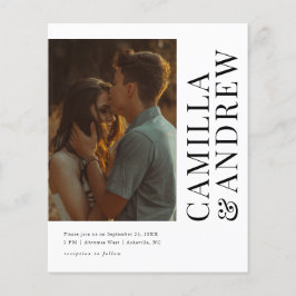 Orçamento Foto Moderna Código QR Casamento Convite