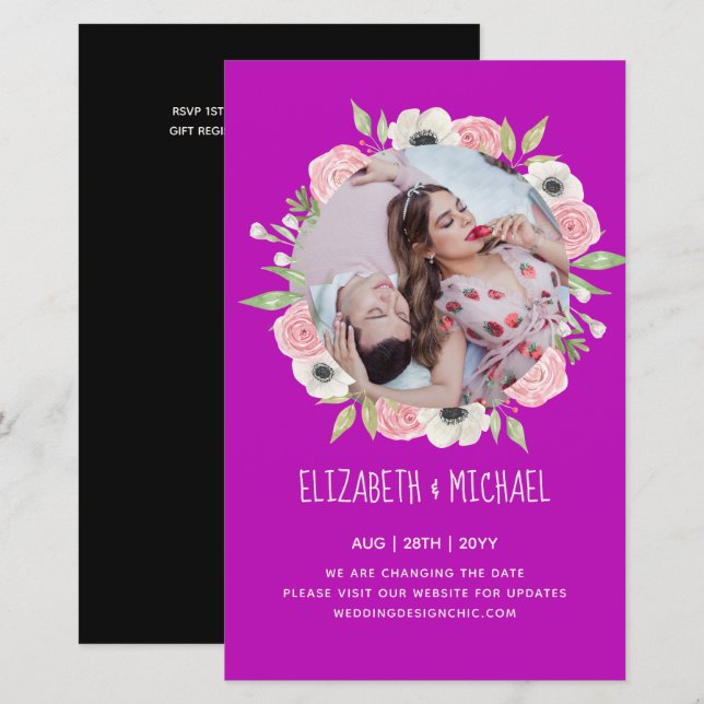 ORÇAMENTO FOTOGRAFIA CASAMENTO ALTERE AS DATAS Flo (Frente/Verso)