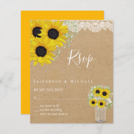 Orçamento Girassóis Rústicos RSVP Casamento