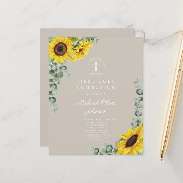 Orçamento Girassol Eucalyptus Taupe Primeira Comun (Frente/Verso In Situ)