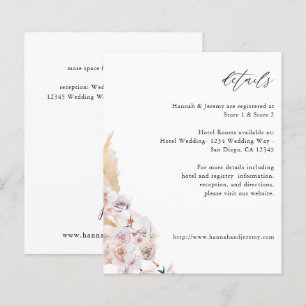 Orçamento Greenery Boho Tropical Floral Detalhes