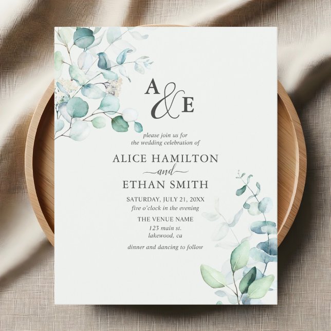 Orçamento Greenery Sage Wedding (Criador carregado)