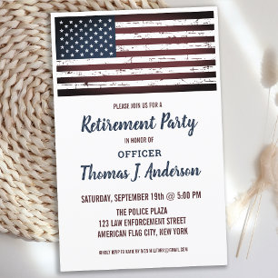 Orçamento Grunge Bandeira Americana Aposentadoria 