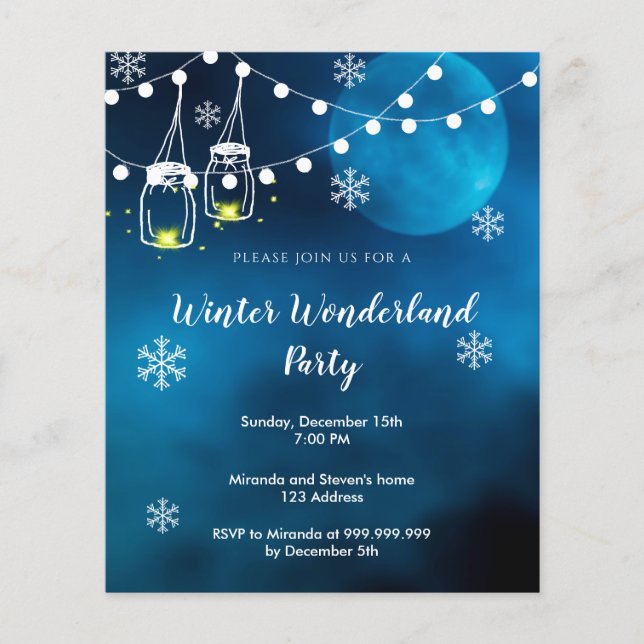 Orçamento inverno maravilha da Terra Marinha Lua a (Frente)