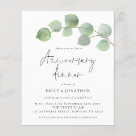 Orçamento Janto de Aniversário do Casamento Eucaly