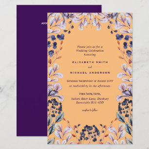 ORÇAMENTO Lavanda Roxa Deixa Convites de casament