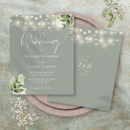 Orçamento Luzes Florais Sage Convite para Casament