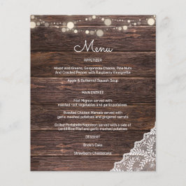 Orçamento Madeira, String Lights & Lace Menu