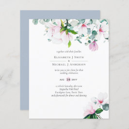 ORÇAMENTO Magnólias Rosa Salvia Eucalipto Azul Cas