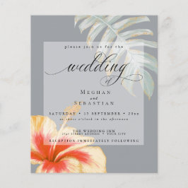 Orçamento Mas Belo Casamento CoralAmarelo Hibiscus