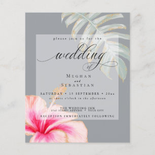 Orçamento Mas Belo Casamento Rosa Hibiscus