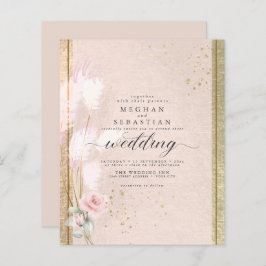 Orçamento, mas belo luxo Pink Pampas Grama