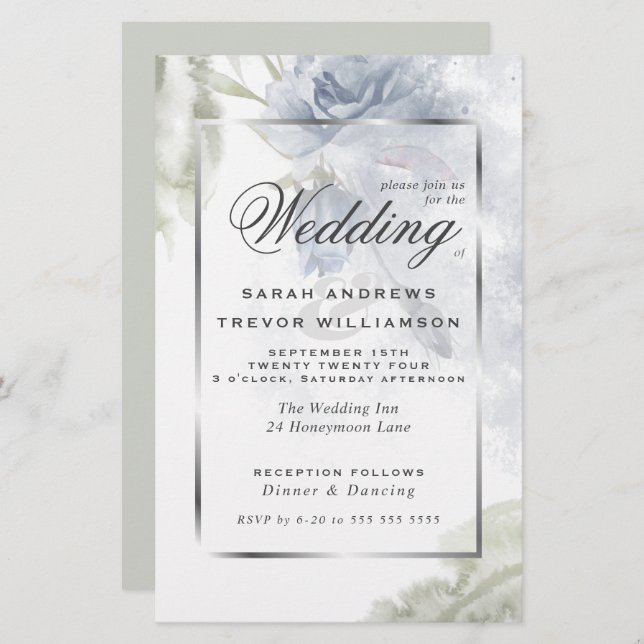 Orçamento mas belos Rosas azuis russos (Frente/Verso)