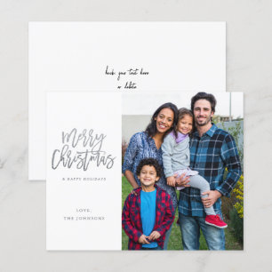 Orçamento Minimalista Foto com Feliz Natal em Prat