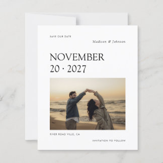 ORÇAMENTO MinimalModern Foto Casamento Salvar a Da